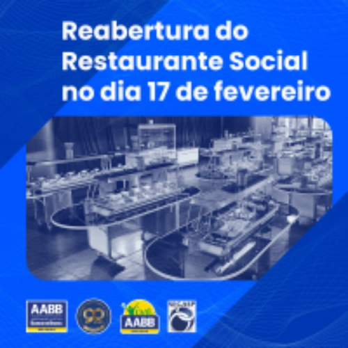 Reabertura do Restaurante Social